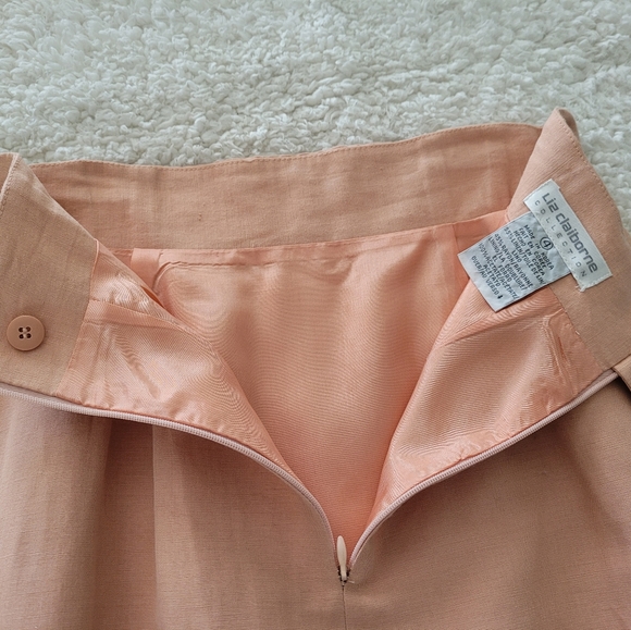 New Liz Claiborne Linen/Rayon tailored skirt - Picture 4 of 9